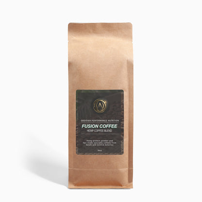 Obsidian Fusion: Organic Hemp-Infused Arabica Coffee - Medium Roast 16oz