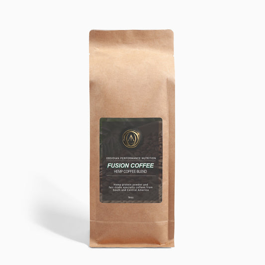 Obsidian Fusion: Organic Hemp-Infused Arabica Coffee - Medium Roast 16oz