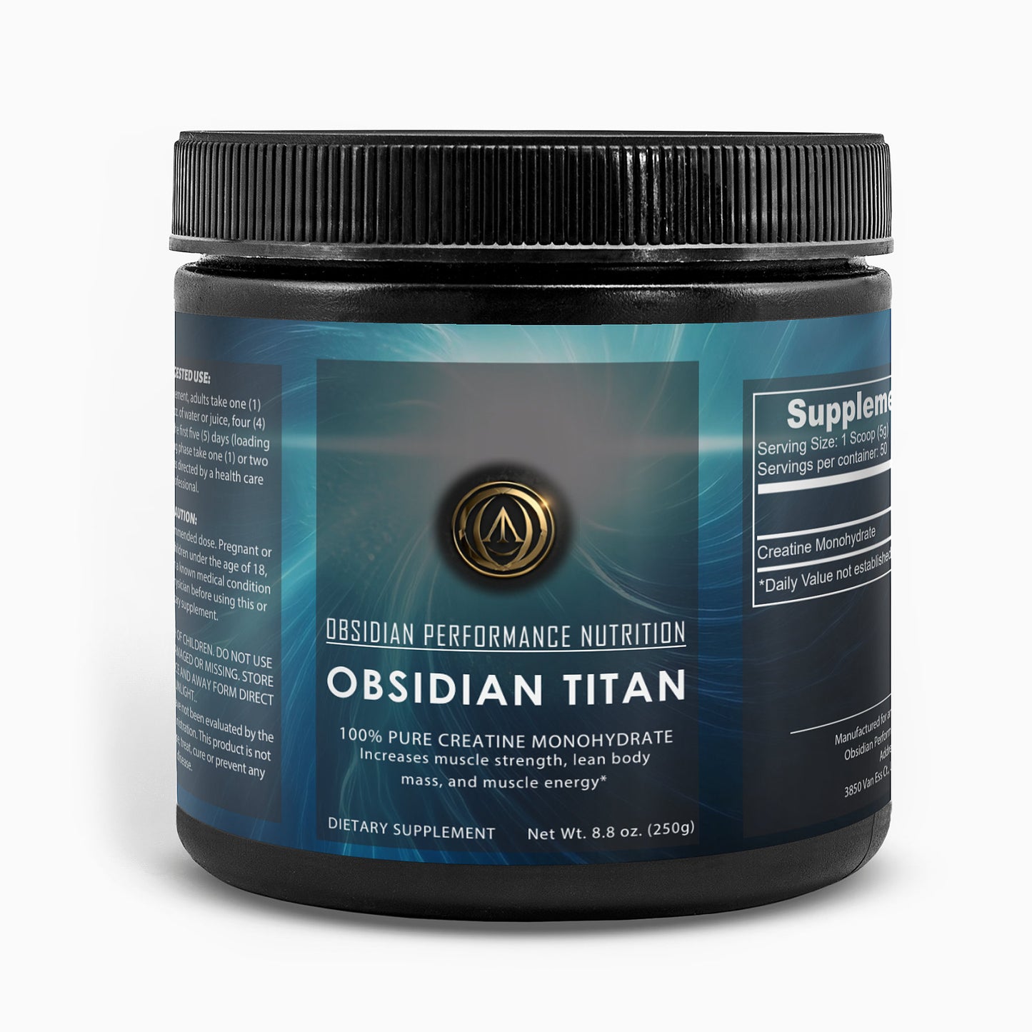 Obsidian Titan: Premium Creatine Monohydrate