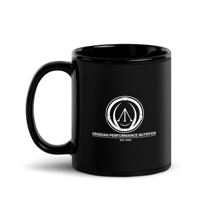 OPN Signature: Premium Black Glossy Ceramic Mug