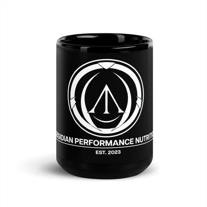 OPN Signature: Premium Black Glossy Ceramic Mug